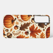 Coque Samsung Galaxy feuille/citrouille/cavernes Automne (Verso Horizontal)