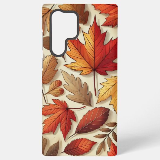 Coque Samsung Galaxy feuilles d'automne classiques (Verso)