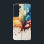 Coque Samsung Galaxy Feuilles de Dawnfall<br><div class="desc">Les feuilles qui tombent se dispersent comme des confettis du lever du soleil.</div>