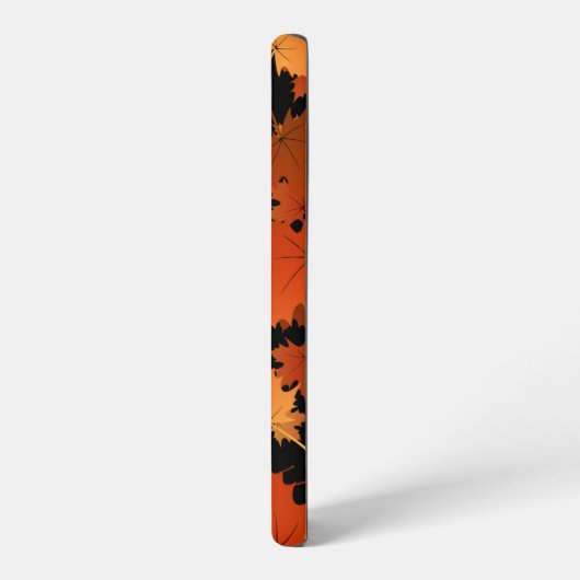 Coque Samsung Galaxy Feuilles d'érable d'automne et nom de citrouille m (Côté gauche)