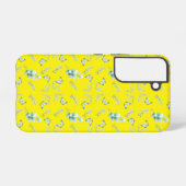 Coque Samsung Galaxy feuilles et papillons (Verso Horizontal)
