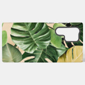 Coque Samsung Galaxy Feuilles florales/hawaïennes/tropicales (Verso Horizontal)