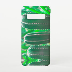 Coque Samsung Galaxy S10 Feuilles plantes de cactus vert Juicy