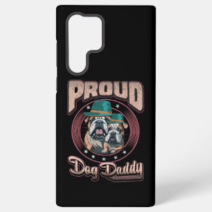 Coque Samsung Galaxy Fier Chien Chien Papa, Chien Fête des pères Chien