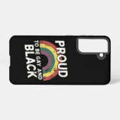 Coque Samsung Galaxy Fier D'Être Gay Et Black Pride Mois 2025 (Verso Horizontal)