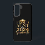 Coque Samsung Galaxy Fier Tante d'une classe de 2024 Diplôme Supérieur<br><div class="desc">Fier Tante d'une classe de 2024 Graduate Graduation Senior</div>