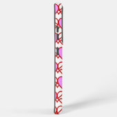 Coque Samsung Galaxy filet de coeurs (Côté droit)