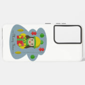 Coque Samsung Galaxy Fille avec boîte cadeau de Noël (Côté gauche)