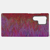 Coque Samsung Galaxy "Firestorme neurale" Abstraite" Rouge violet (Verso Horizontal)