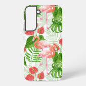 Coque Samsung Galaxy Flamant rose (Verso)