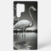 Coque Samsung Galaxy Flamant rose dans une piscine (Verso)