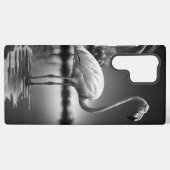 Coque Samsung Galaxy Flamant rose dans une piscine (Verso Horizontal)
