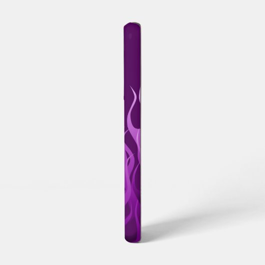 Coque Samsung Galaxy Flammes de course violet cool (Côté gauche)