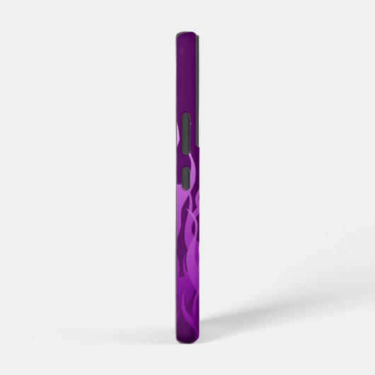 Coque Samsung Galaxy Flammes de course violet cool (Côté droit)