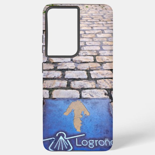 Coque Samsung Galaxy Flèche jaune (Verso)