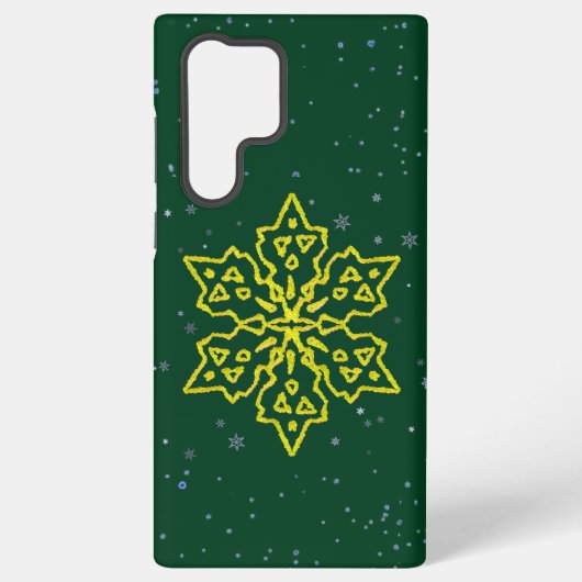 Coque Samsung Galaxy Flèche-neige en or (Verso)