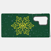 Coque Samsung Galaxy Flèche-neige en or (Verso Horizontal)