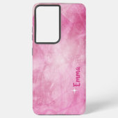 Coque Samsung Galaxy Flèches roses brillantes (Verso)