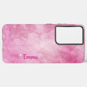 Coque Samsung Galaxy Flèches roses brillantes (Côté gauche)