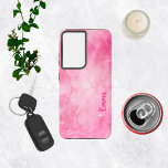 Coque Samsung Galaxy Flèches roses brillantes<br><div class="desc">Flairs rose vif Samsung Galaxy S21 Ultra Coque</div>