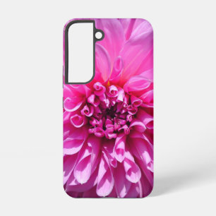 Coque Samsung Galaxy Fleur Dahlia Rose violet