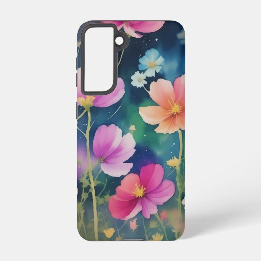 Coque Samsung Galaxy Fleur dans le Cosmos (Verso)