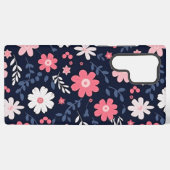 Coque Samsung Galaxy Fleur d'art populaire élégante (Verso Horizontal)