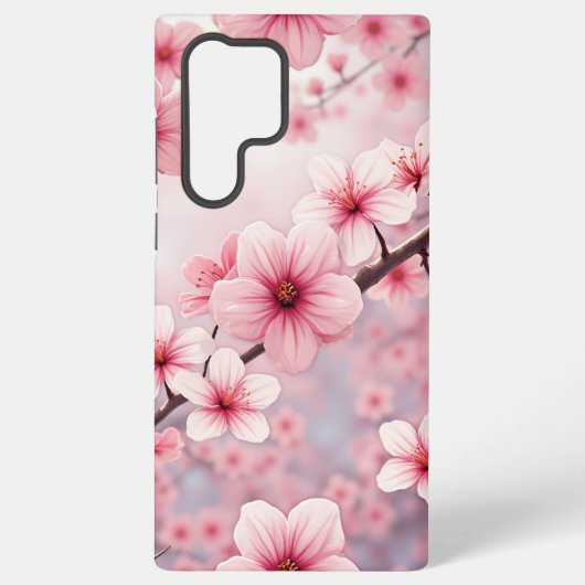 Coque Samsung Galaxy fleur de cerisier (Verso)