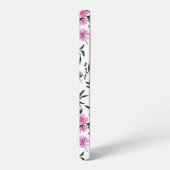 Coque Samsung Galaxy Fleur de cerisier blanc sur blanc (Côté gauche)