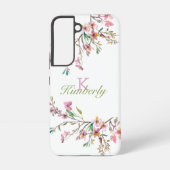 Coque Samsung Galaxy Fleur de fleurs de cerisier rose (Verso)