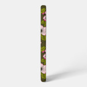 Coque Samsung Galaxy Fleur de pomme sur vert foncé (Côté gauche)