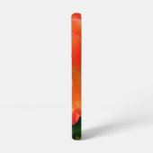 Coque Samsung Galaxy Fleur de rose orange (Côté gauche)