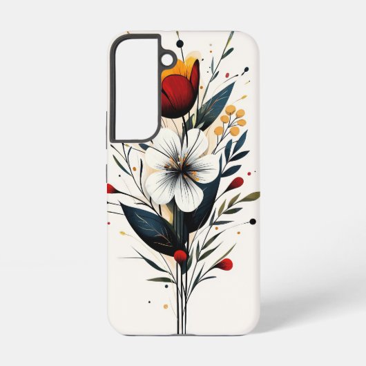 Coque Samsung Galaxy Fleur de saphir (Verso)