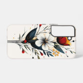 Coque Samsung Galaxy Fleur de saphir (Verso Horizontal)