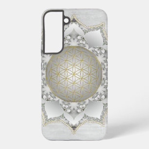 Coque Samsung Galaxy Fleur de Vie - Mandala Fleurs 1