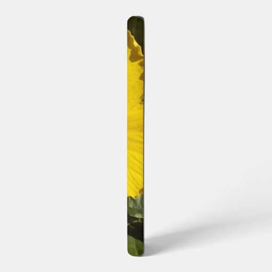 Coque Samsung Galaxy Fleur d'Hibiscus jaune (Côté gauche)