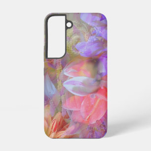 Coque Samsung Galaxy Fleur Fée Double exposition Imaginaire Art