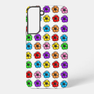 Coque Samsung Galaxy Fleur Floral Doodle Dessin au trait Aquarelle Abst