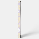 Coque Samsung Galaxy Fleur Motif - Pastel rose, jaune et violet (Côté gauche)