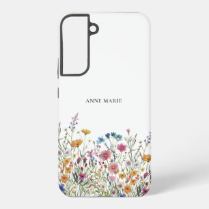 Coque Samsung Galaxy Fleur personnalisée aquarelle