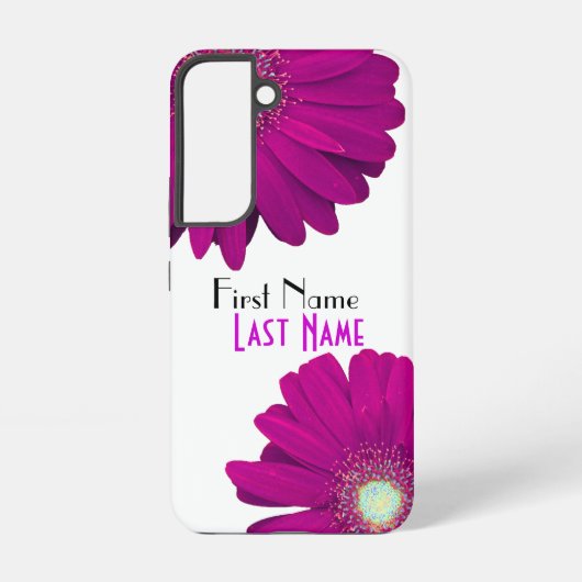 Coque Samsung Galaxy Fleur pourpre Gerbera Daisy (Verso)
