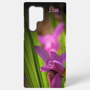 Coque Samsung Galaxy Fleur rose personnalisée Coque Samsung