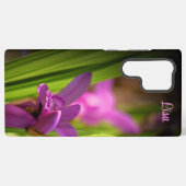 Coque Samsung Galaxy Fleur rose personnalisée Coque Samsung (Verso Horizontal)