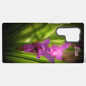 Coque Samsung Galaxy Fleur rose personnalisée Coque Samsung (Verso Horizontal)