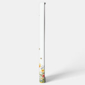 Coque Samsung Galaxy Fleur sauvage couleur aquarelle avec papillon (Côté gauche)