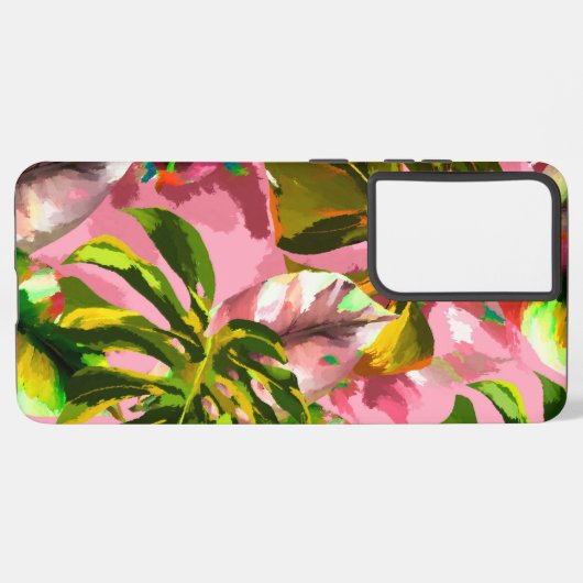 Coque Samsung Galaxy Fleurs (Côté gauche)