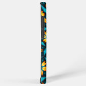 Coque Samsung Galaxy Fleurs Abstraites jaunes (Côté droit)