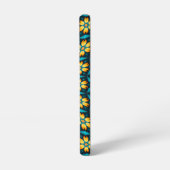 Coque Samsung Galaxy Fleurs Abstraites jaunes (Côté gauche)