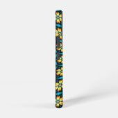 Coque Samsung Galaxy Fleurs Abstraites jaunes (Côté droit)