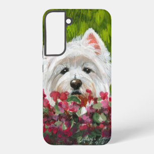 Coque Samsung Galaxy Fleurs blanches et roses